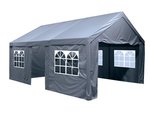 CARPA PARA FIESTAS BODAS CON VENTANAS LATERALES COLOR GRIS MARENGO  4 x 6 m