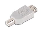 ADAPTADOR CONVERSOR  CONECTOR USB HEMBRA TIPO A  CONECTOR USB MACHO TIPO B