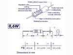 RESISTENCIA PELICULA METALICA  6800000 Ohm  6M8  23W  5