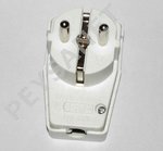 ENCHUFE MACHO AEREO REDONDO CON INTERRUPTOR 10A TOMA T