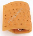 TECLADO SILICONA FLEXIBLE ENROLLABLE NUMERICO  USB PS2