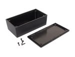 CAJA DE PLASTICO COLOR NEGRO IDEAL PARA CIRCUITOS IMPRESOS  130 x 70 x 45mm