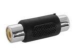 ADAPTADOR CONVERDOR DE GENERO  CONECTOR RCA HEMBRA  CONECTOR RCA HEMBRA