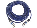 CABLE DMX PROFESIONAL  CONECTOR XLR MACHO  CONECTOR XLR  HEMBRA  10m