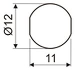 INTERRUPTOR A LLAVE PLANA ONOFF 2 POSICIONES 4 LLAVES