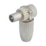 CONECTOR ANTENA HEMBRA ACODADO Y METALICO