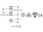 FUSIBLE RAPIDO 5 x 20mm 01A  10 UNIDADES POR CAJA