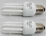 2x BOMBILLA BAJO CONSUMO 12V DC 15W PARA ENERGIA SOLAR