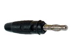 BANANA 4mm NEGRA CONEXION POR TORNILLO CABLES  15mm2