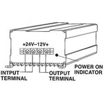 CONVERTIDOR DE TENSION ESTABILIZADO 24V12V 120W 10A 