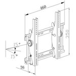 SOPORTE INCLINABLE 15 TV TFT LCD  22  37 45Kg P