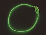 COLLAR ELECTROLUMINISCENTE BRILLA DE COLOR VERDE A PILAS PARA FIESTAS  50 cm