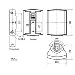 ALTAVOZ RESISTENTE AL AGUA EXTERIORES 60WRMS IP54 103dB