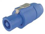 CONECTOR NEUTRIK POWERCON AZUL 3 PINES ENTRADA CORRIENTE