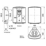 ALTAVOZ DE 2 VIAS 50W 100V 8OHM VISATON RESISTENTE AGUA