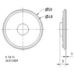 ALTAVOZ MINIATURA 8 OHM 5cm 1W 80dB