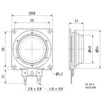 ESTIMULADOR ELECTRO DINAMICO VISATON 8 Ohm 10W