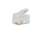 CONECTOR MODULAR RJ10 4P4C CAJA POLICARBONATO