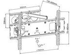 SOPORTE MURAL DE PARED PARA PANTALLA PLANA LCD TFT PLASMA 30  47 50Kg