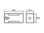 PORTAPILAS SOPORTE PARA PILA  1 x LR14  CON TERMINALES PARA SOLDAR FASTON
