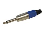 CONECTOR JACK MACHO PROFESIONAL MONO 635mm AZUL