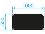 PROLYTE BASICLINE ELEMENTO PARA ENTARIMADO ESCENARIO NEGRO  100 x 50 cm