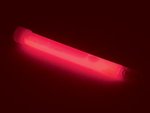 BARRA LUMINISCENTE BRILLA EN LA OSCURIDAD 15cm COLOR ROJO  4 HORAS DE DURACION
