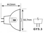 BOMBILLA HALOGENA  250W 120V CONEXION MR16