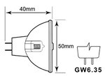 BOMBILLA HALOGENA PHILIPS 150W 15V BRJ G635 3400K 50h