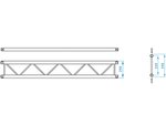 PROLYTE ESCALERA 30 cm LONGITUD 500 cm PARA ESCENARIOS  30 x 30 x 500 cm