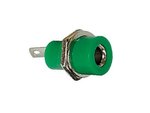 HEMBRILLA DE COLOR VERDE 4mm CONEXION POR SOLDADURA CONEXIONES PARA SOLDAR