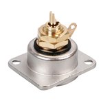 CONECTOR BASE METAL RCA HEMBRA BAADO ORO NEUTRIK