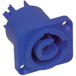 CONECTOR CHASIS SPEAKON HEMBRA PLASTICO AZUL NEUTRIK