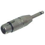 ADAPTADOR XLR HEMBRA 3P  JACK MONO MACHO 635 NEUTRIK