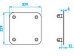 PROLYTE PLACA BASE TIPO RECTANGULAR 30V