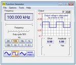 GENERADOR DE FUNCIONES PARA PC DDS 2MHz CON CONEXION USB