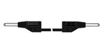 CABLE DE MEDICION MOLDEADO 2mm 25cm NEGRO MVL 225