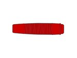 HEMBRILLA AEREA FLEXIBLE PARA BANANA SOLDAR 4mm  ROJA ROJO