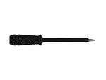 PUNTA DE PRUEBA FINA DE ACERO AISLAMIENTO FLEXIBLE 4mm  NEGRO NEGRA