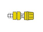 HEMBRILLA AISLADA 4mm TAPON DE BLOQUEO AMARILLA AMARILLO PKI 10A