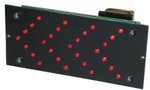 FLECHA LED DINAMICA 28 LED ROJOS ALIMENTACION 9 A 15VCC KIT DE MONTAJE MONTAR