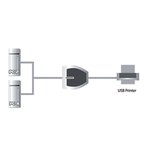 CONMUTADOR PERIFERICOS USB 1 PUERTO USB A 2 ORDENADORES