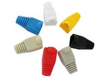 FUNDA PROTECTORA CAPUCHON BLANDA TERMINAL RJ45 COLOR BLANCO