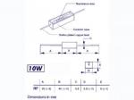 RESISTENCIA BOBINADA ENCAPSULADA CERAMICA  2200 Ohm  2K2  10W