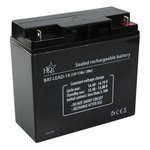 BATERIA PLOMO ACIDO 12V 17Ah 167x181x77mm NEGRA 622Kg