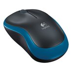 RATON INALAMBRICO WIFI SIN CABLE 24GHz USB AZUL  LOGITECH  M185B