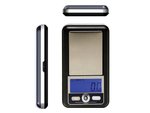MINI BALANZA ELECTRONICA DE PRECISION PORTATIL LCD AZUL 500g 01g
