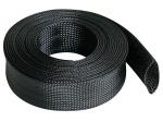 MANGUITO CUBRE CABLE CUBRECABLE  DE NYLON PROTECCION RECOGER NEGRO  40mm x 5 m