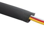 MANGUITO CUBRE CABLE CUBRECABLE  DE NYLON PROTECCION RECOGER NEGRO  40mm x 5 m