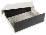 CAJA DE PLASTICO COLOR GRIS IDEAL PARA CIRCUITO IMPRESO  250 x 190 x 80mm